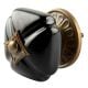 Solid Black Square Ceramic Cabinet Knob Online